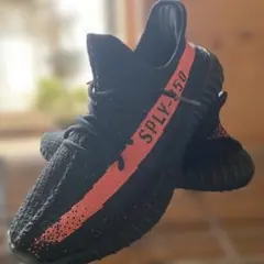 Yeezy Boost 350 V2 ブラック/ピンク25.5cm