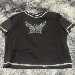 SHEIN蝶々Tシャツ