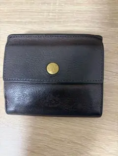 IL BISONTE 三つ折り財布 ダークブラウン