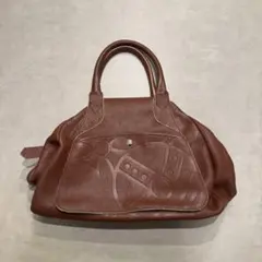 Vivienne Westwood 型押し レザー トートバッグ ブラウンのサムネイル
