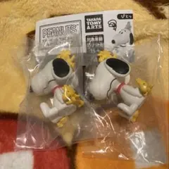 最終値下げPEANUTS スヌーピー＆ウッドストック なかよしフィギュア ぴとっ