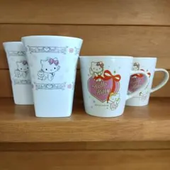 チャーミーキティ ペアコップ ハローキティ ペアマグカップ まとめ売り 陶器製