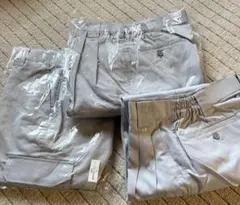 作業着通年パンツ3枚セット