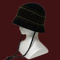 472【春夏】クロシェハット　バケットハット　クラッシャーハット　帽子　ビーニー