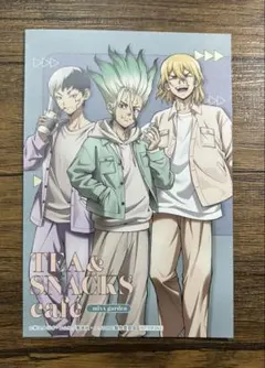 Dr.STONE × マリオンクレープコラボ 缶バッジ あさぎりゲン 石神千空