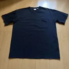 GoodwearグッドウェアUSAコットン 無地ポケット付きクルーネックTシャツのサムネイル