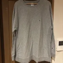 Champion Reverse Weave長袖 T-Shirt L グレー