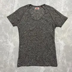 00s【HR MARKET】t-shirt/ストレッチフライス/グレー/Y2K◎のサムネイル