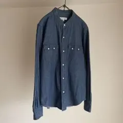 ユナイテッドアローズ　スタンドカラー　ウエスタンデニムシャツ　M