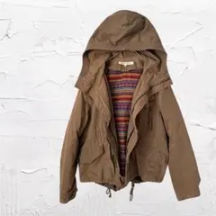 【グリーンレーベルリラクシング】ジャケット　コート　カーキ　オリーブ　サイズ38