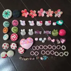 装飾　パーツ　ヘアゴム　飾り　ハンドメイド　材料