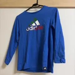 adidas 長袖カットソー 150 青