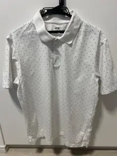 UNIQLO ドット柄ゴルフポロシャツ Lサイズ