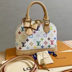 新品未使用 ルイヴィトン 村上隆 スピーディ バンドリエール 領収書 