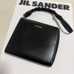 JIL SANDER ジルサンダー　ブラック　２つ折り財布　極美品‼️のサムネイル