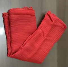 赤いシフォンショール