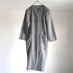 ヴィンテージ　ワンピース　チェック　古着　レトロ