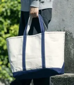 未使用L.L.beam ボート・アンド・トート・バッグジップ・トップ ラージ