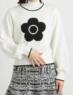 LILY BROWN×MARY QUANT フラワーニット