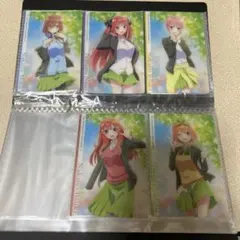 五等分の花嫁　イラストカード 5枚セット