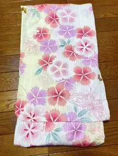 【SALE】浴衣　花柄（黄色・ピンク） 6/30まで
