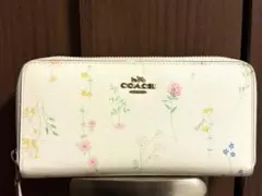 ◇新作◇COACH コーチ シグネチャー 定期入れ ウォレットキーリング 花 