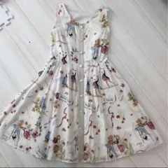 ロイスクレヨン 柄ワンピース