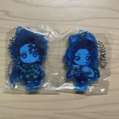 鬼滅の刃 ここみえアクリルフィギュア 玖ノ型 竈門炭治郎　胡蝶しのぶ