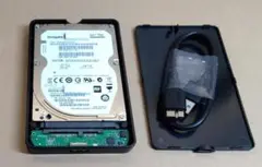 Seagate 2.5인치 HDD 320GB 외장 케이스 부착 사용 8243h