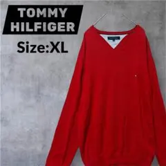 ⭐XLサイズ⭐ TOMMY HILFIGER トミーヒルフィガー レッド