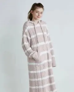 【本日特別価格】ジェラートピケ ボーダーアラン ワンピース ピンク