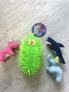 IKEA ぬいぐるみセット（豚・サメ・象）