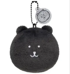 ナガノのくま ふわもち ブラックだらけ ぬいぐるみくじ おかお