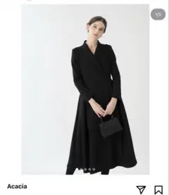 新品　TSURU By MARIKO OIKAWA Acacia Lネイビー濃紺