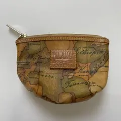 希少 PRIMA CLASSE ポーチ 地図柄 ブラウン PVCのサムネイル