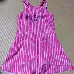 BANANA CHIPS ワンピース水着 ピンク ストライプ