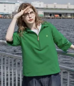 MUHET ハーフジップTシャツ