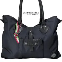 ☆Orobianco オロビアンコ ナイロン レザー ハンドバッグ トートバッグ