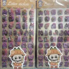 アルファベットシール1セット６枚入りラブブ