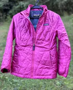 【美品】Patagonia パタゴニア　キッズパフジャケット L（12）