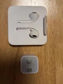 Apple コード型イヤホンと5W USBアダプタセット