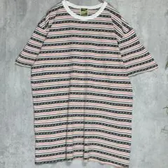 MEN'S FLANDRE ストライプ Tシャツ　コットン100