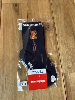 Miki House ネイビー靴下 13-15cm