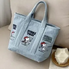 SNOOPYトートバッグ デニム