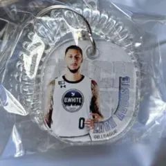 Bリーグ オールスター ガチャ コイルブレスキーホルダーレア ザック・オーガスト