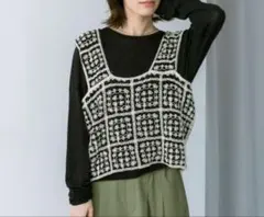 studio CLIP クロシェレースビスチェ