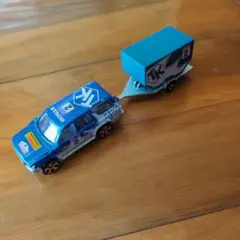 トレーラー付き青ミニカー ナンバー2