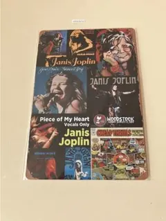 Janis Joplin ジャニス・ジョプリン ブリキ看板 インテリア