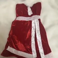 サンタコスチュームドレス 赤
