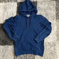 ユニクロU 初期　インディゴスウェットプルパーカー Mサイズ